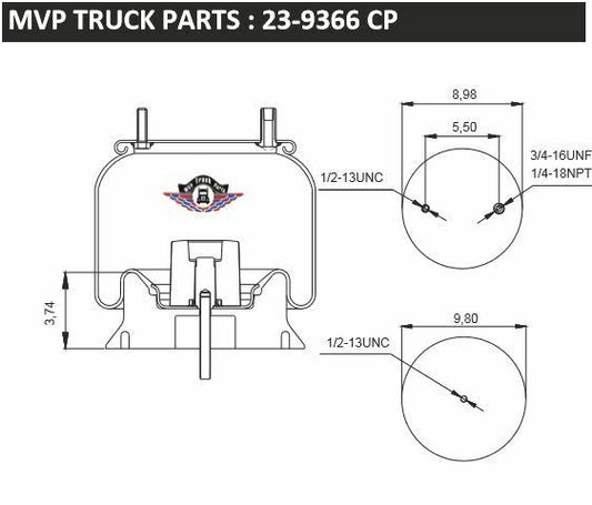 Air Spring, reference W01-358-9366
