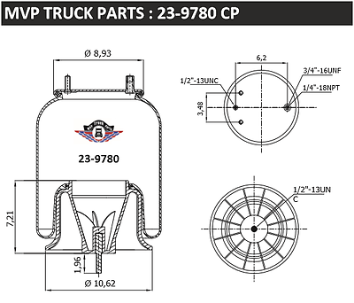 Air Spring, reference W01-358-9780