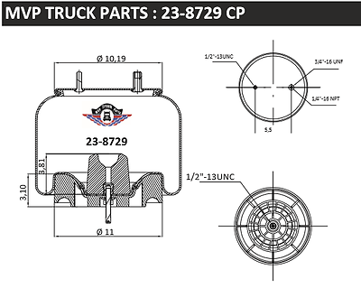 Air Spring, reference W01-358-8729