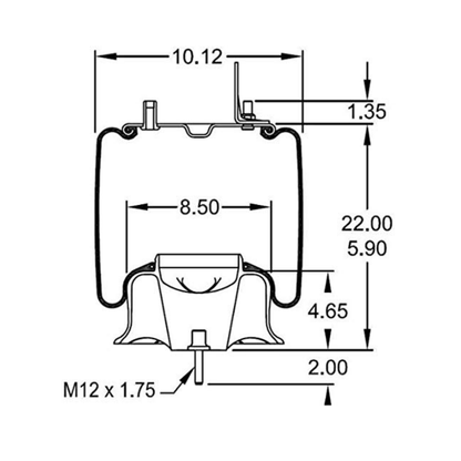 Air Spring, reference W01-358-9648