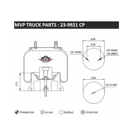 Air Spring, reference W01-358-9921