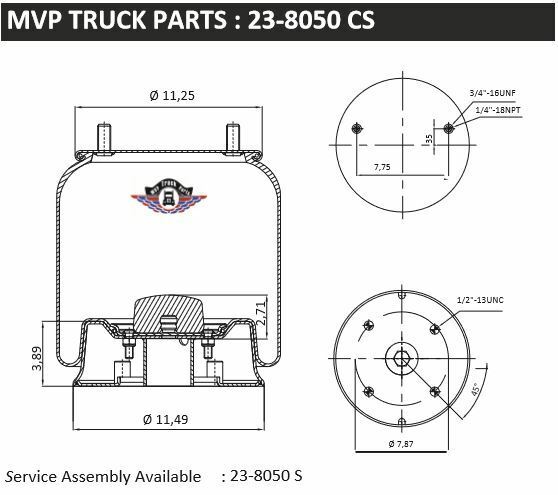 Air Spring, reference W01-358-8050