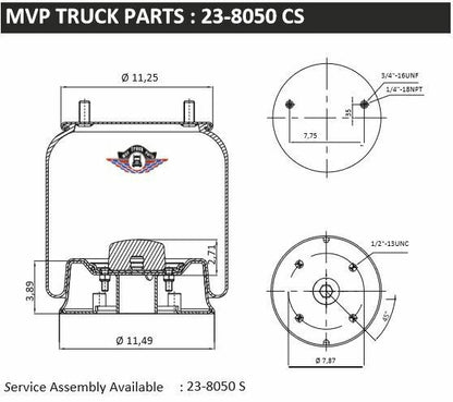 Air Spring, reference W01-358-8050