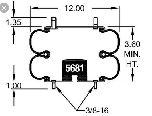 Air Spring, reference W01-358-7555