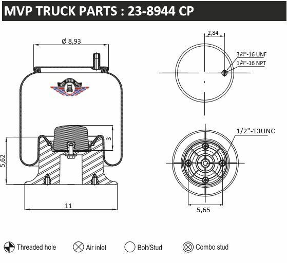 Air Spring, reference W01-358-8944
