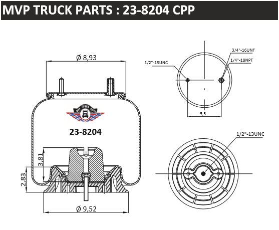 Air Spring, reference W01-358-8204