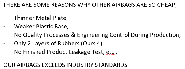 Air Spring, reference W01-358-8755