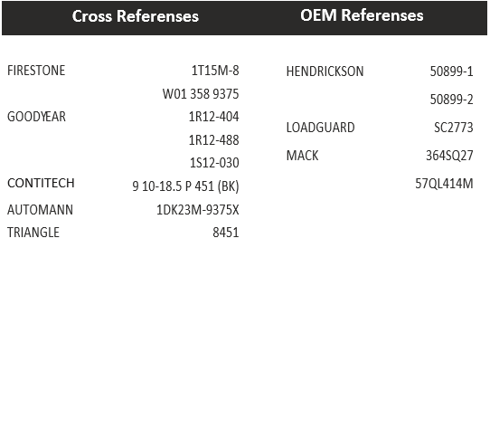Air Spring, reference W01-358-9373
