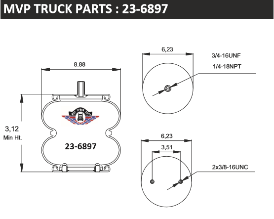 Air Spring, reference W01-358-6897