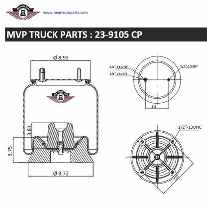 Air Spring, reference W01-358-9105