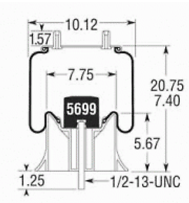Air Spring, reference W01-358-9644