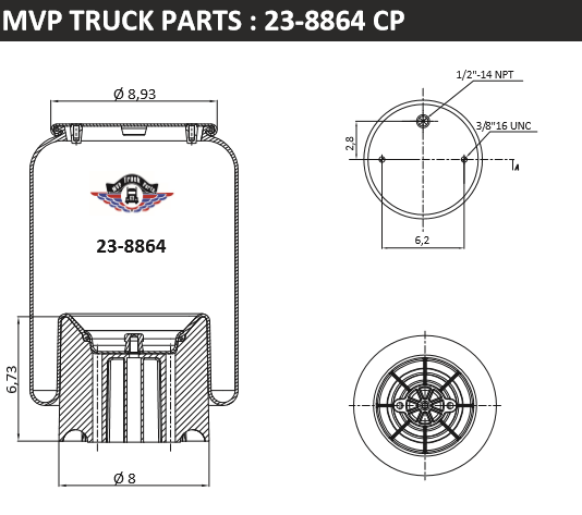Air Spring, reference W01-358-8864