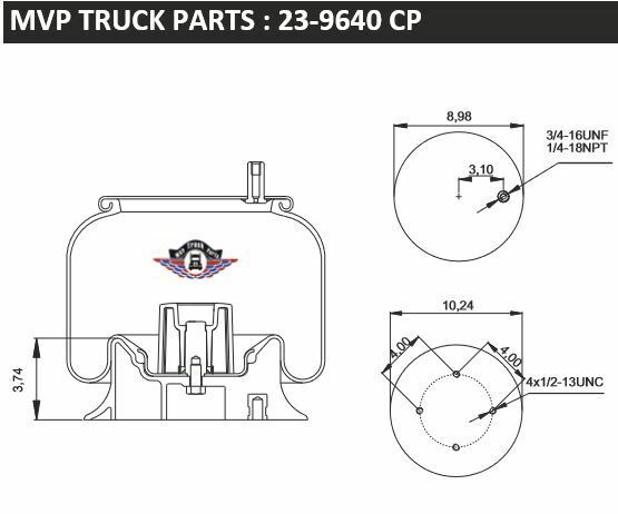 Air Spring, reference W01-358-9640