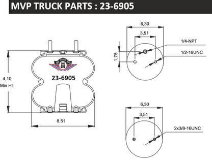 Air Spring, reference W01-358-6905