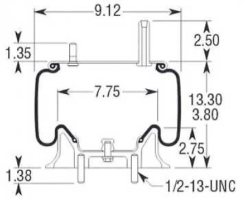 Air Spring, reference W01-358-9422