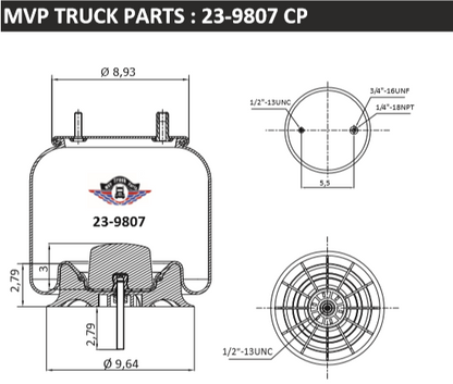 Air Spring, reference W01-358-9807