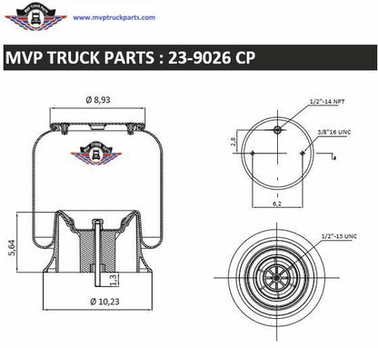 Air Spring, reference W01-358-9026