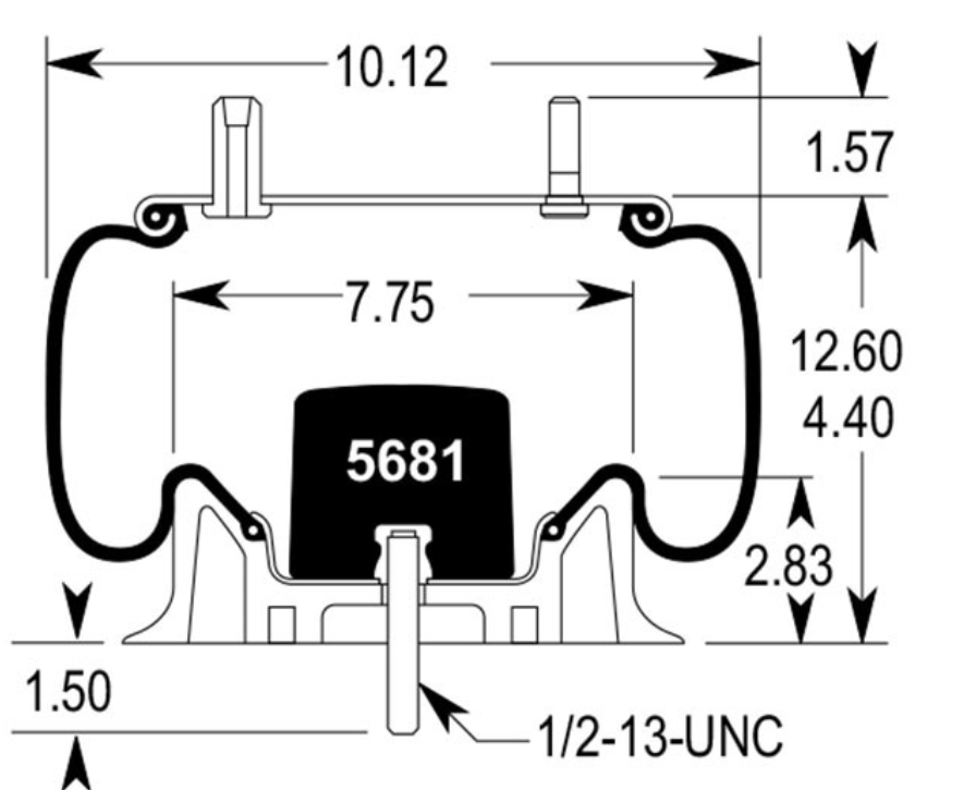 Air Spring, reference W01-358-9307