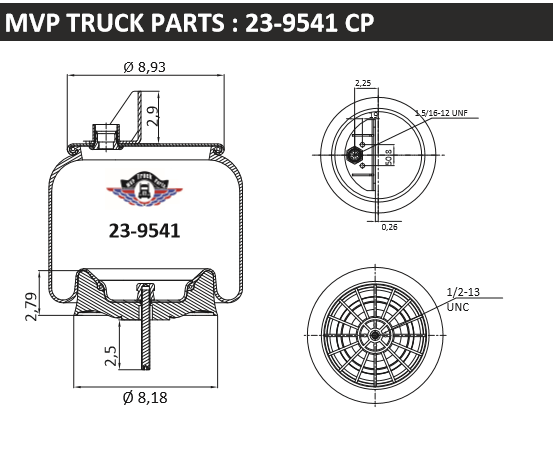 Air Spring, reference W01-358-9541