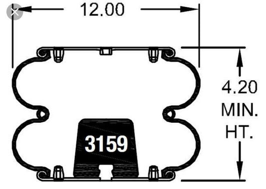 Air Spring, reference W01-358-7400