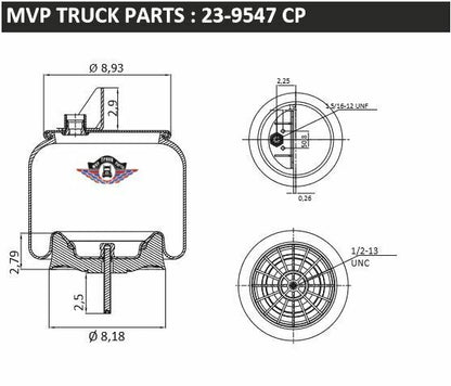 Air Spring, reference W01-358-9547
