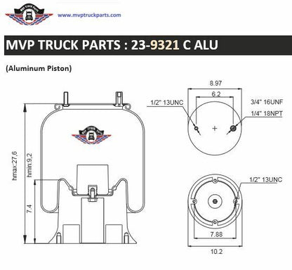 Air Spring, reference W01-358-9321