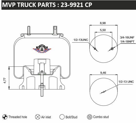 Air Spring, reference W01-358-9921