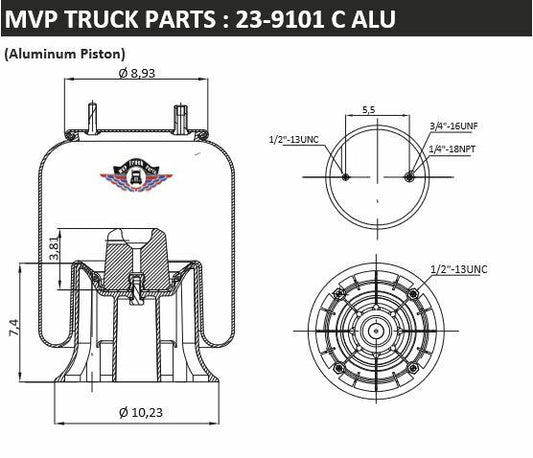 Air Spring, reference W01-358-9101