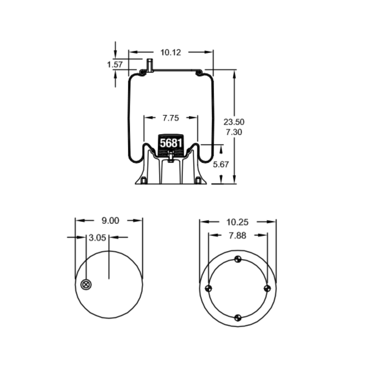 Air Spring, reference W01-358-8855
