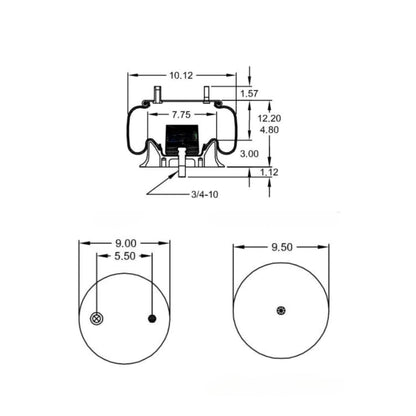 Air Spring, reference W01-358-9039