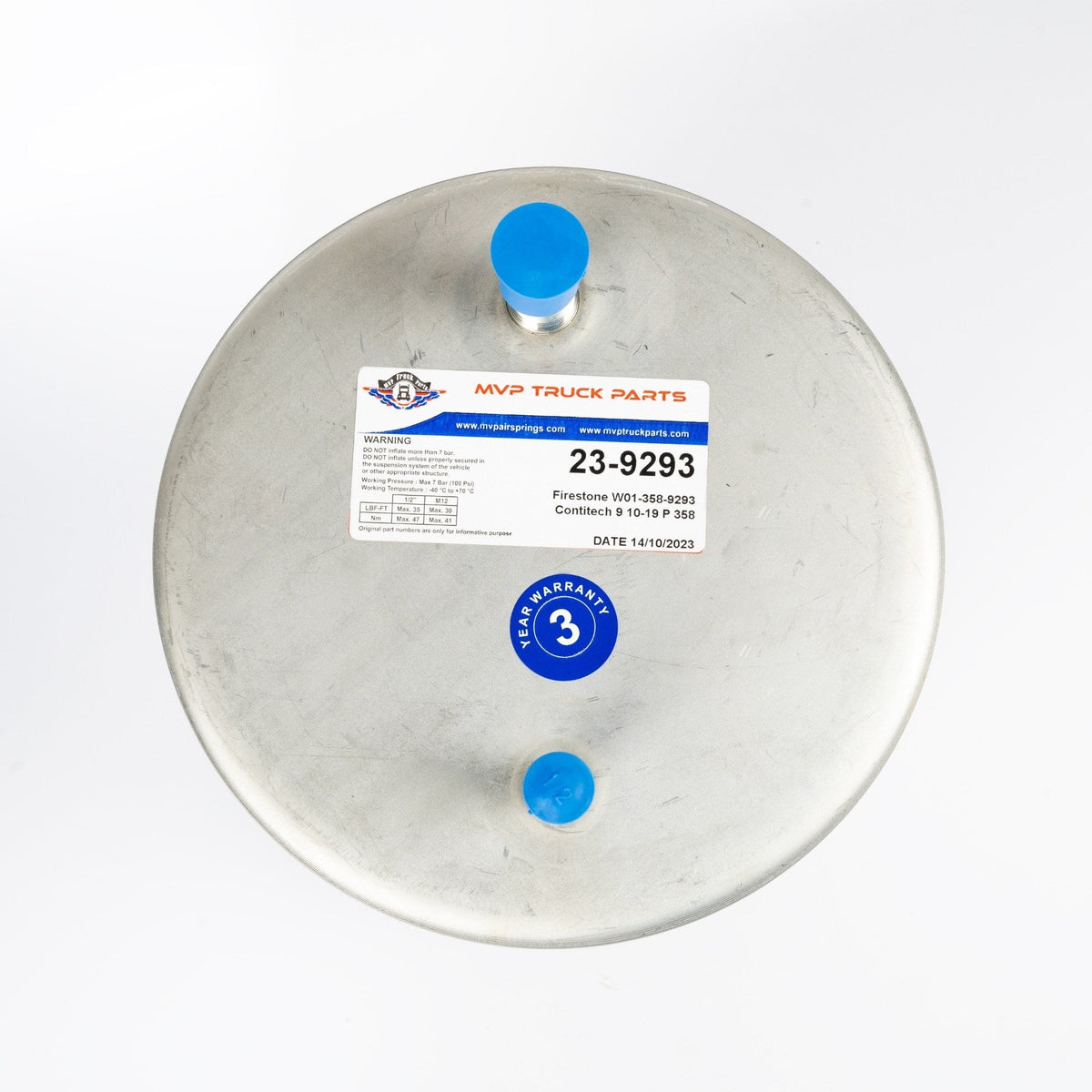 Air Spring, reference W01-358-9293