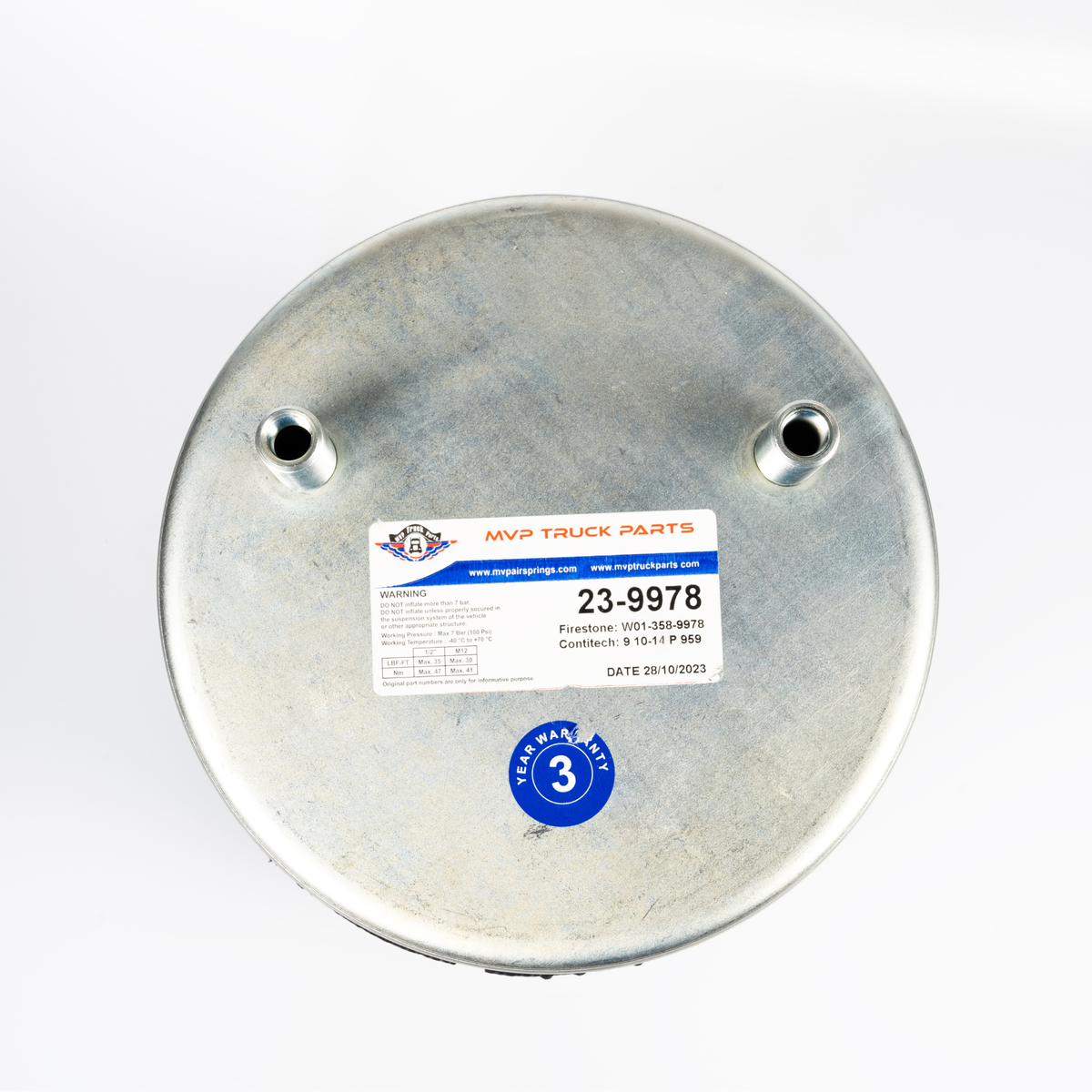 Air Spring, reference W01-358-9978
