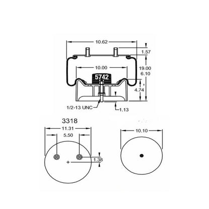 Air Spring, reference W01-358-8091