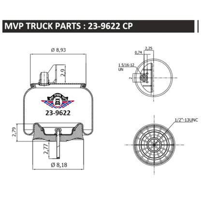 Air Spring, reference W01-358-9622