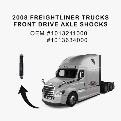 Steer axle shock absorber 85918 for Freightliner