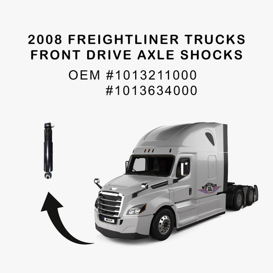 Steer axle shock absorber 85918 for Freightliner