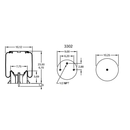 Air Spring, reference W01-358-8852