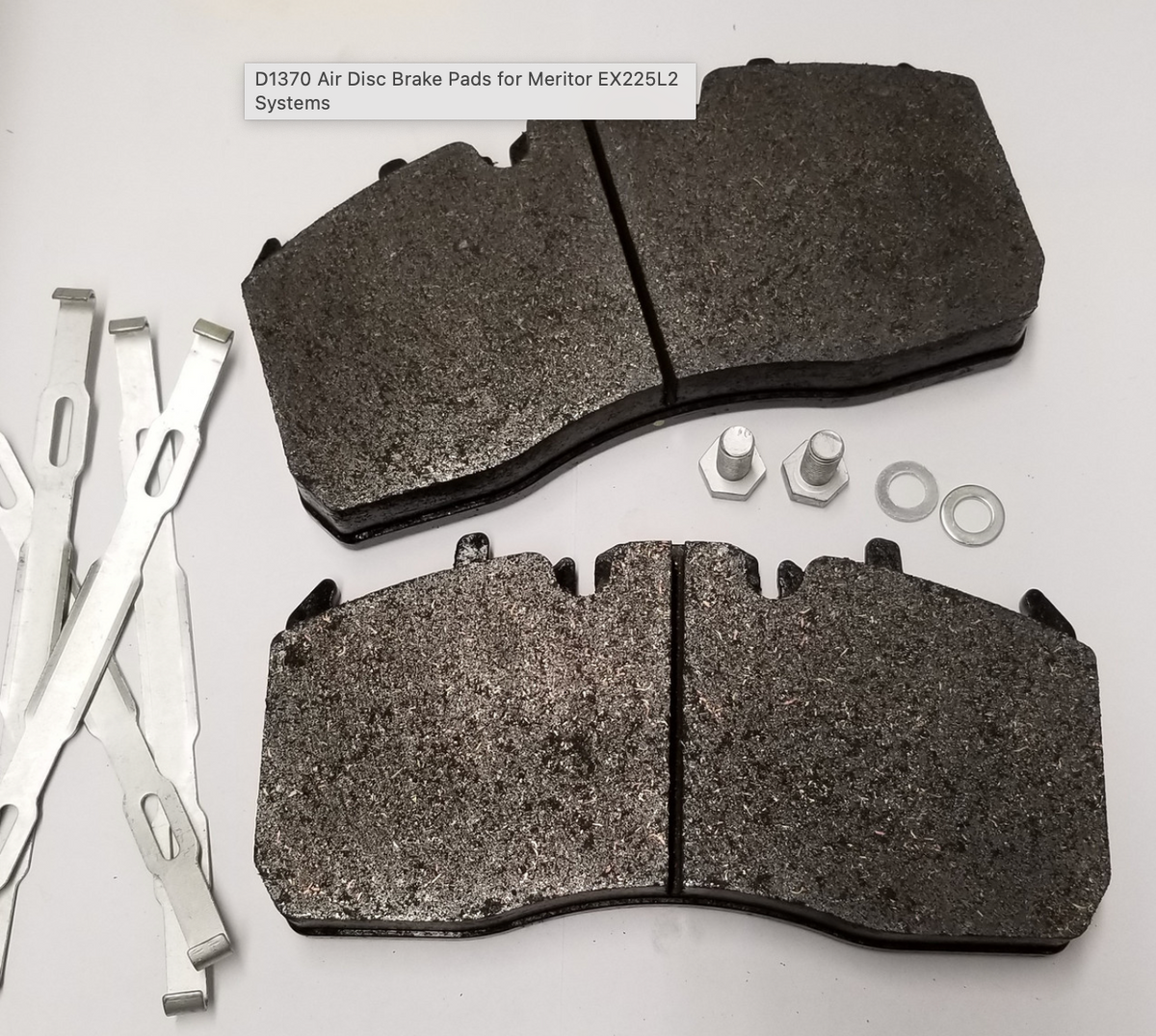 EX225L2 Air Disc Brake Pads, reference D1370