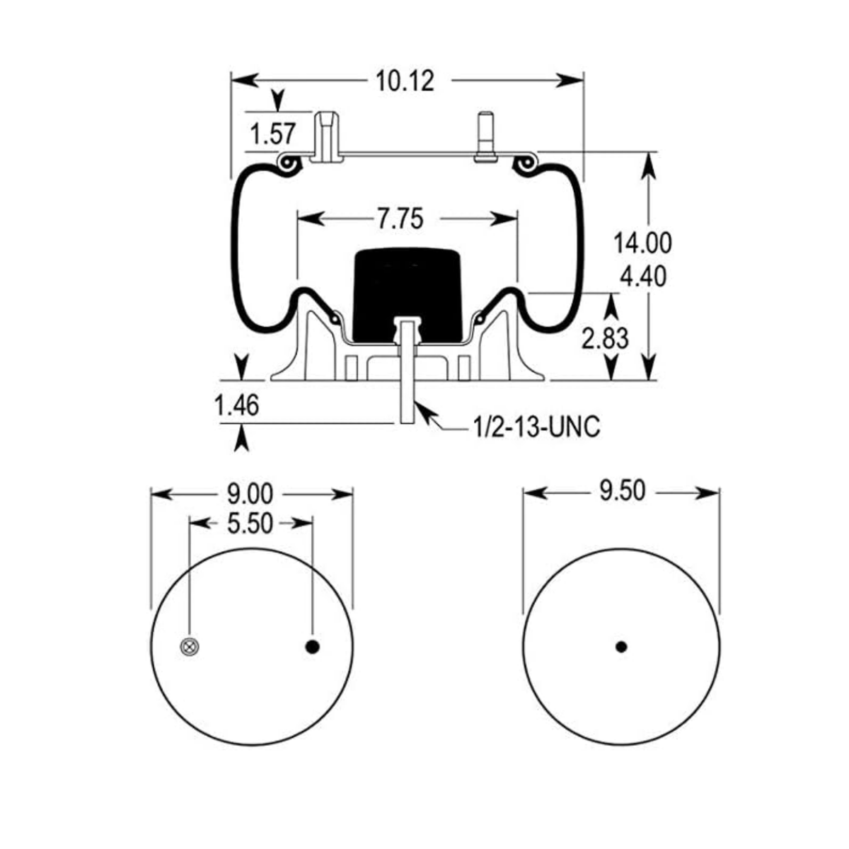 Air Spring, reference W01-358-8204
