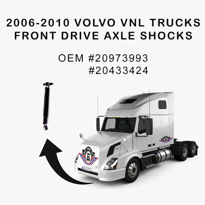 Front axle shock absorber 85061 for Mack and Volvo VNL