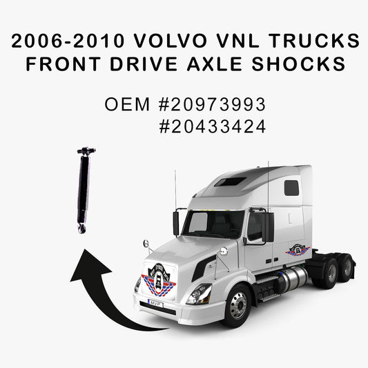 Front axle shock absorber 85061 for Mack and Volvo VNL