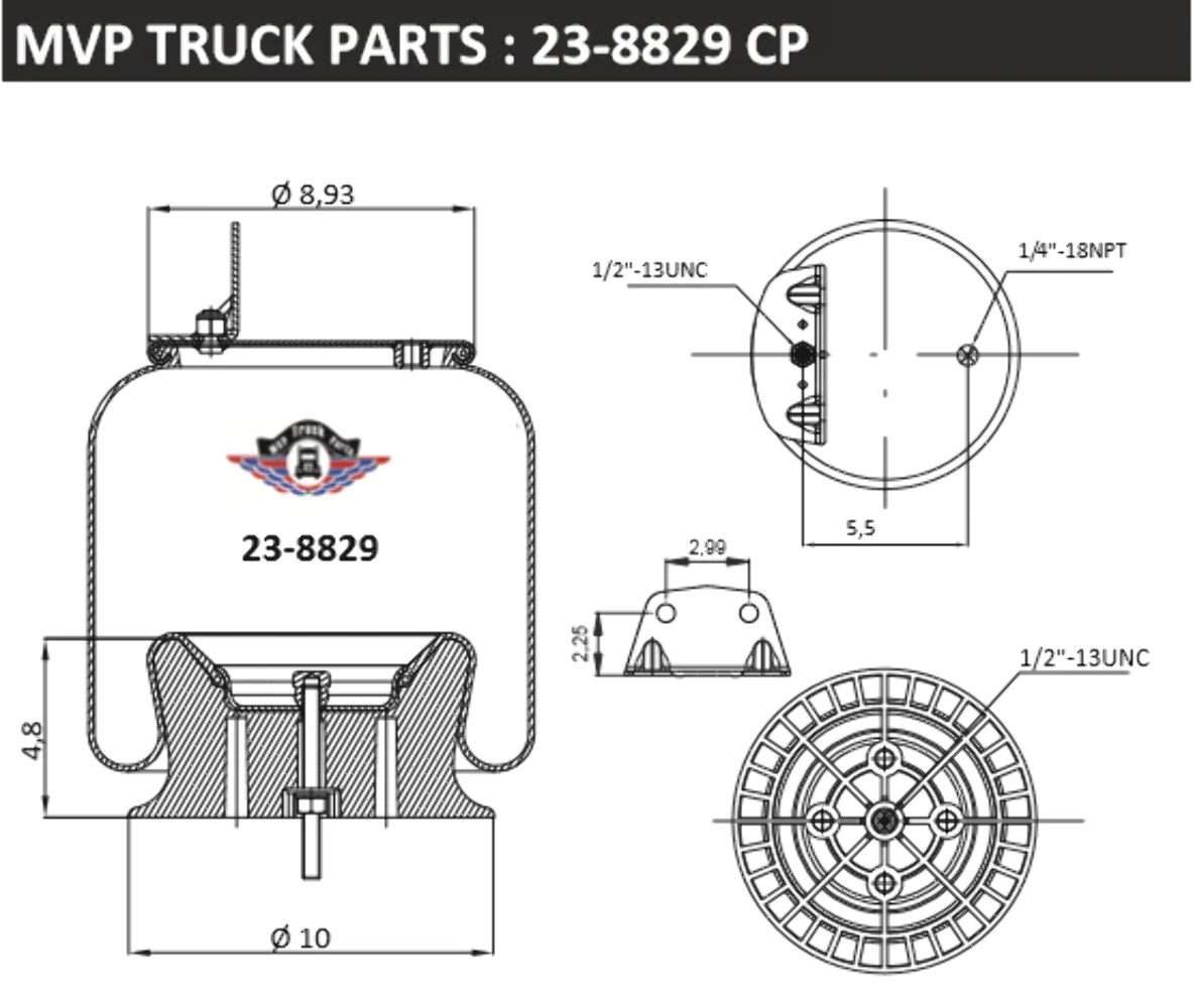 Air Spring, reference W01-358-8829