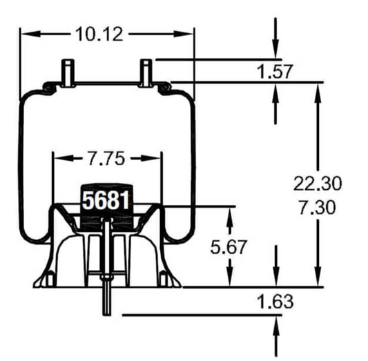 Air Spring, reference W01-358-9974