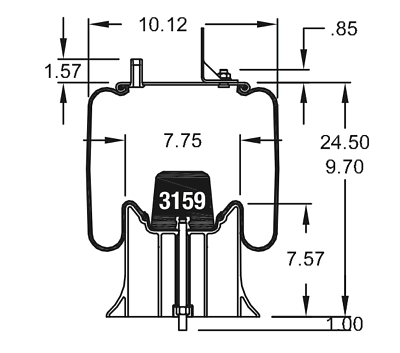 Air Spring, reference W01-358-9471